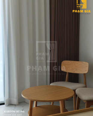 LẮP ĐẶT RÈM VẢI VÀ RÈM SÁO GỖ TẠI CHUNG CƯ OPUS ONE, TÒA OS5, VINHOMES GRAND PARK, QUẬN 9, TP.HCM