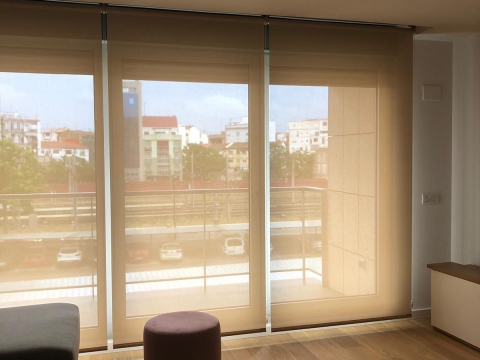 BST rèm cuốn trơn 