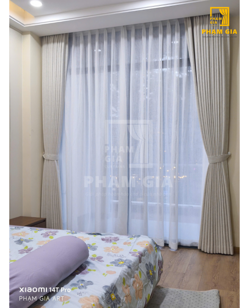 Rèm vải 2 lớp cao cấp sang trọng đẳng cấp- PG50