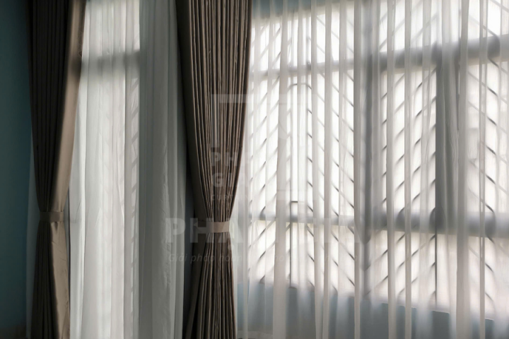 LẮP ĐẶT RÈM VẢI 2 LỚP NHÀ PHỐ