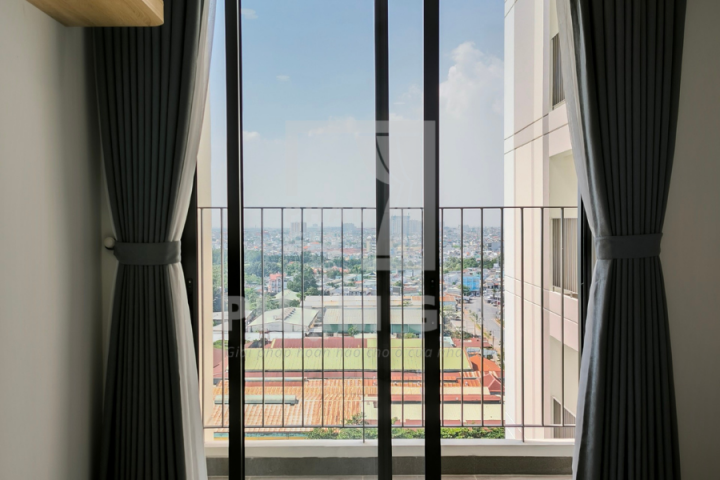 LẮP ĐẶT RÈM VẢI 2 LỚP CHUNG CƯ PEGASUITE 2