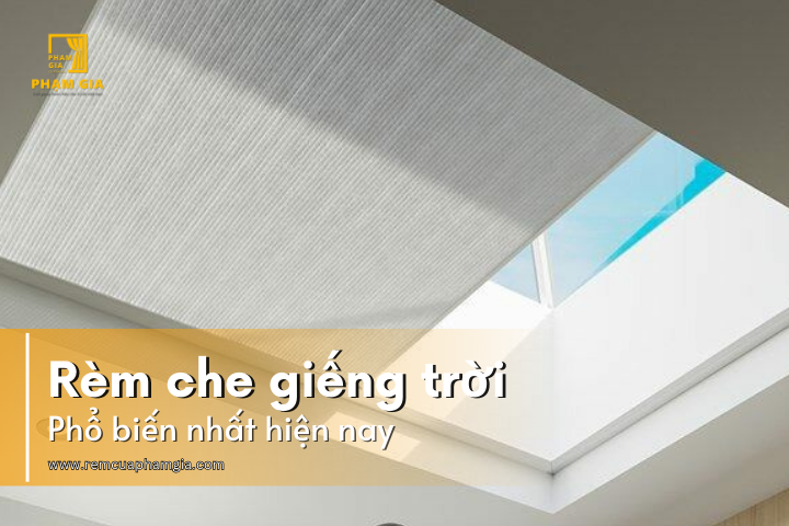 Mẫu rèm che giếng trời phổ biến hiện nay.