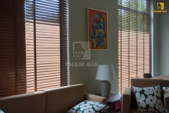 Khám phá sự tinh tế trong từng lá rèm sáo gỗ