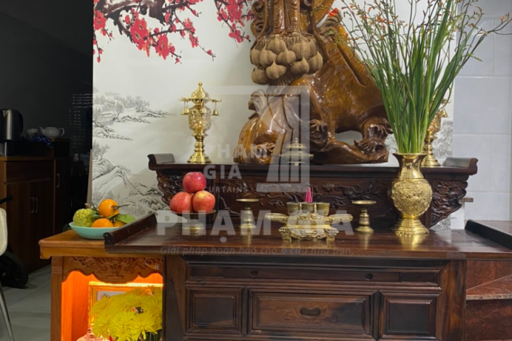 LẮP ĐẶT RÈM CUỐN IN TRANH