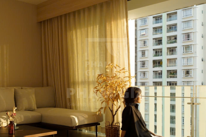 LẮP ĐẶT RÈM VẢI LINEN CĂN HỘ