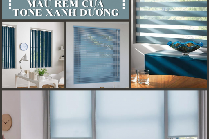 Lựa chọn rèm cửa màu xanh phù hợp với không gian sống của bạn