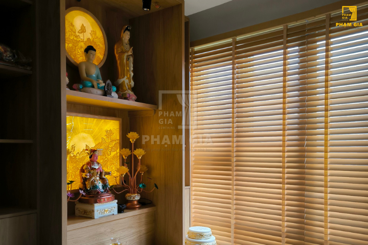 Những yếu tố khác cần quan tâm khi chọn rèm cửa phòng thờ