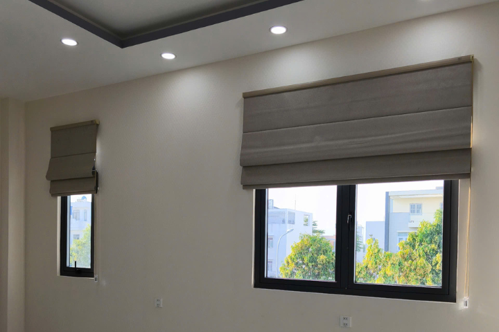 Rèm Roman chất liệu vải cao cấp – nâng tầm thẩm mỹ không gian