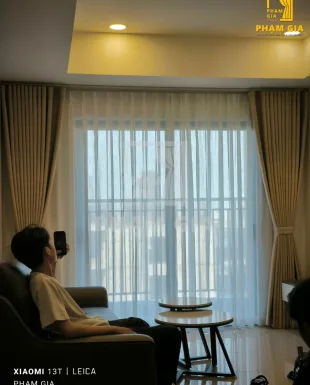 LẮP ĐẶT RÈM CỬA TẠI CHUNG CƯ SOHO, QUẬN 1
