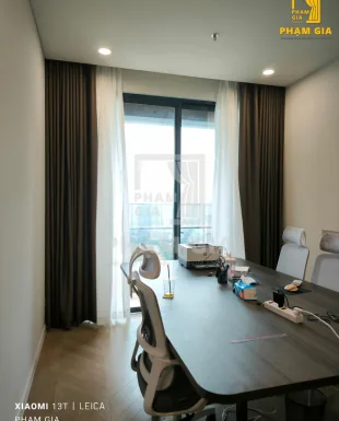 LẮP ĐẶT RÈM VẢI 2 LỚP TẠI CHUNG CƯ LUMIERE QUẬN 2