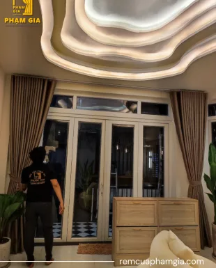 Lắp đặt rèm vải