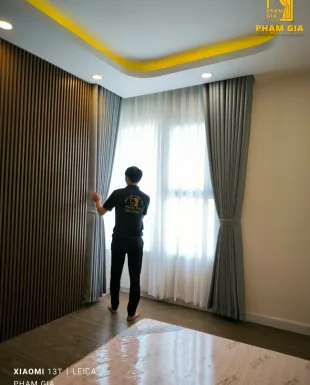 LẮP ĐẶT RÈM CỬA TẠI CĂN HỘ SAFIRA KHANG ĐIỀN, QUẠN 9