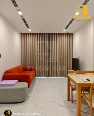 DỰ ÁN LẮP ĐẶT RÈM VẢI 2 LỚP CHO KHÁCH HÀNG TẠI TÒA OS5 - OPUS ONE VINHOMES GRAND PARK