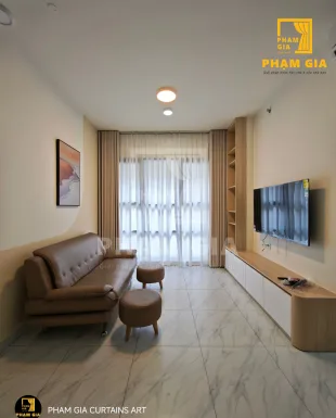 DỰ ÁN LẮP ĐẶT RÈM VẢI 2 LỚP CHO KHÁCH HÀNG TẠI CĂN HỘ HABITAT, BÌNH DƯƠNG