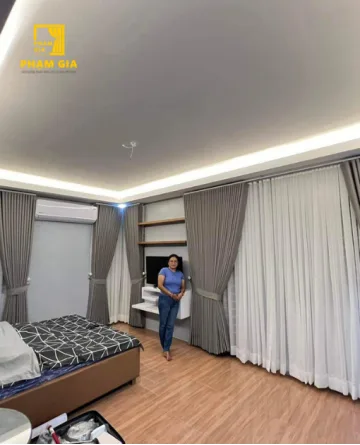 rèm vải 2 lớp cao cấp sang trọng đẳng cấp- PG11