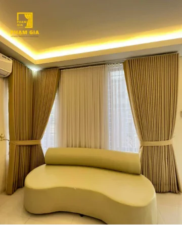 rèm vải 2 lớp cao cấp sang trọng đẳng cấp- PG5