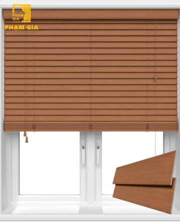 RÈM SÁO GỖ CHỐNG NẮNG - MÃ STW BROWN