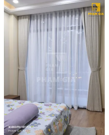 Rèm vải 2 lớp cao cấp sang trọng đẳng cấp- PG50