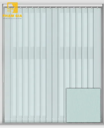 RÈM SÁO DỌC VẠN THÁI - MÀU XANH PASTEL