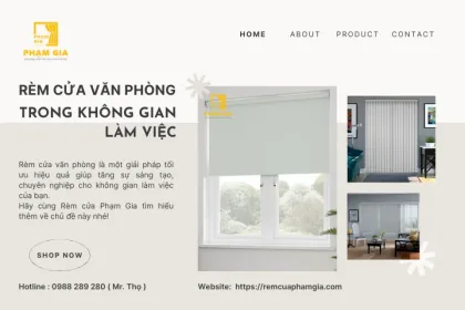  Tạo một không gian làm việc tốt với rèm cửa văn phòng năm 2023