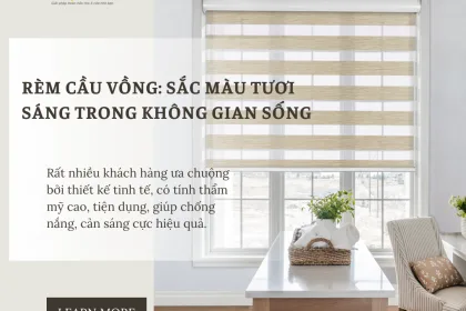 Những không gian phù hợp để sử dụng Rèm Cầu Vồng Hàn Quốc