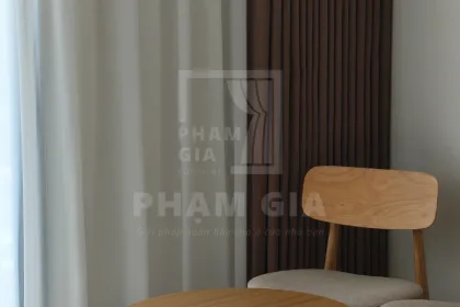 LẮP ĐẶT RÈM VẢI VÀ RÈM SÁO GỖ TẠI CHUNG CƯ OPUS ONE, TÒA OS5, VINHOMES GRAND PARK, QUẬN 9, TP.HCM