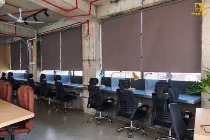 Mẫu rèm cuốn hệ kéo dây thông dụng