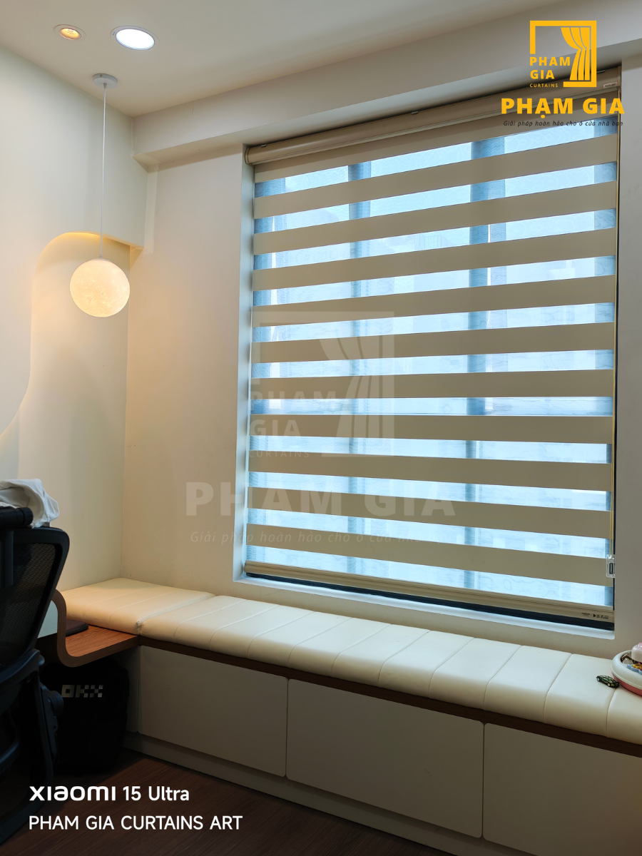 LẮP ĐẶT RÈM CẦU VỒNG VÀ RÈM VẢI TẠI HT PEARL APARTMENT