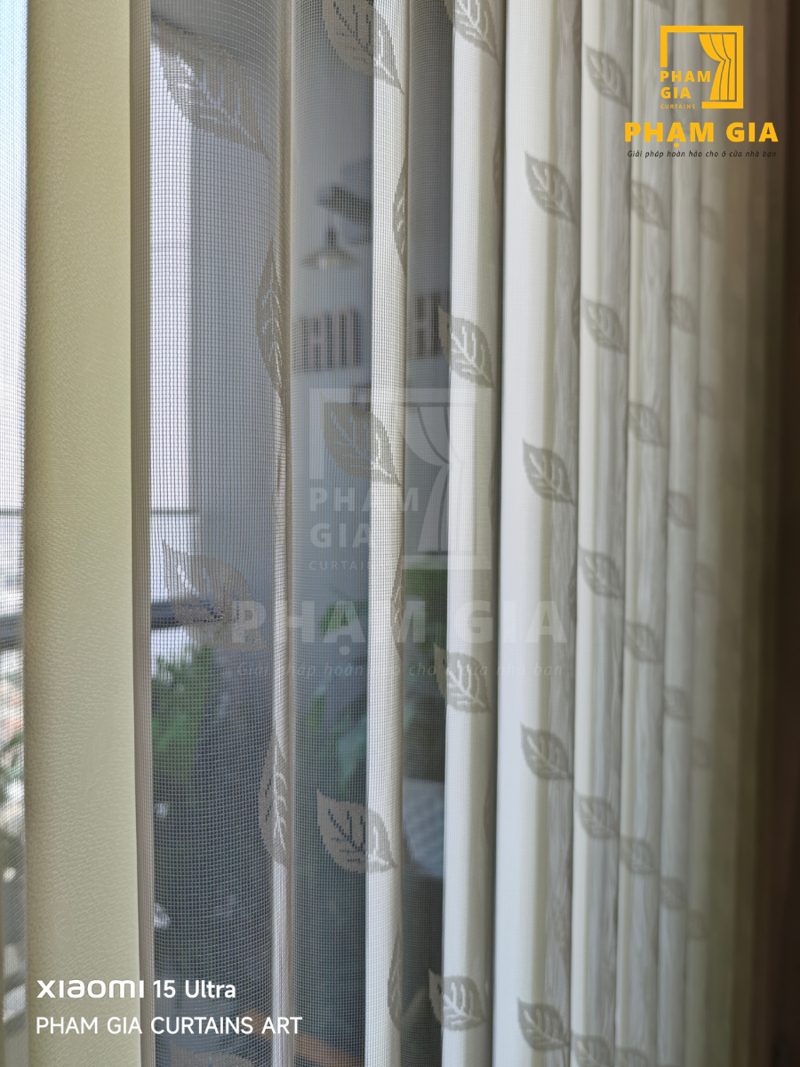 LẮP ĐẶT RÈM CẦU VỒNG VÀ RÈM VẢI TẠI HT PEARL APARTMENT